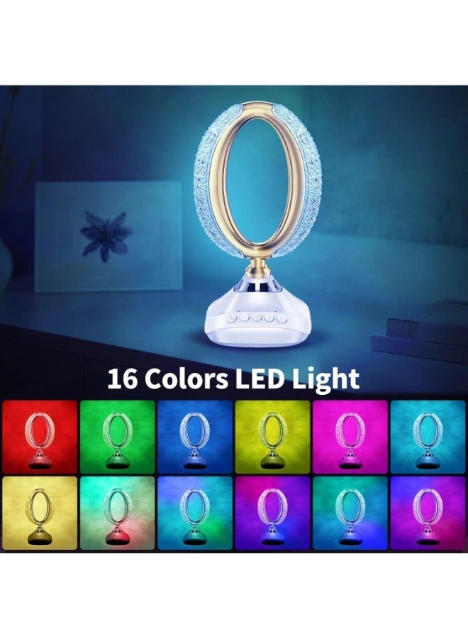 ZAMZIN Quran Speaker Desk Lamp – Rechargeable LED Table Lamp with 7-Color Ambient Light, Adjustable Brightness, Wireless Control, Ideal for Home, Office, and Islamic Gift Use - Image 3